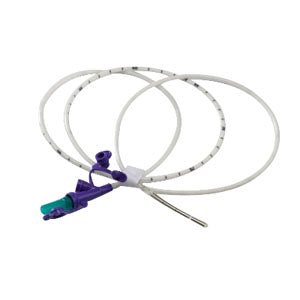 EA/1 - Kendall Entriflex&reg; Nasogastric Feeding Tube with Safe Enteral Connection, Radiopaque Polyurethane, with Rigid Outlet Port and Stylet, 3g, DEHP-Free, 8fr, 43" L - Best Buy Medical Supplies