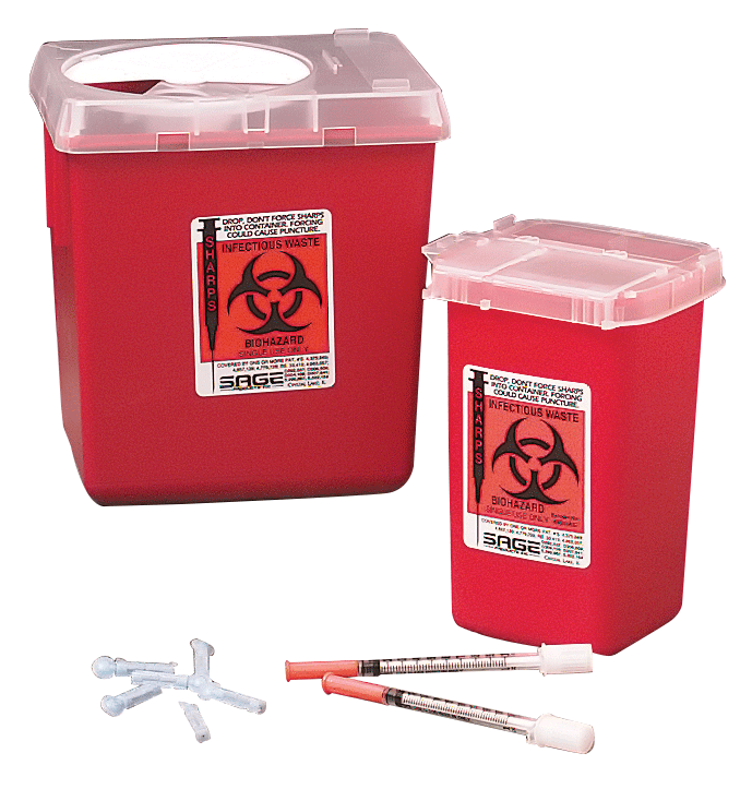 EA/1 - Kendall Healthcare SharpSafety&trade; Autodrop&trade; Phlebotomy Container 1 Quart, Red - Best Buy Medical Supplies