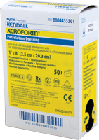 EA/1 - Kendall Xeroform Sterile Non-Adherent Petrolatum Gauze Patch, 1" x 8" - Replaces 55CWMD18P - Best Buy Medical Supplies