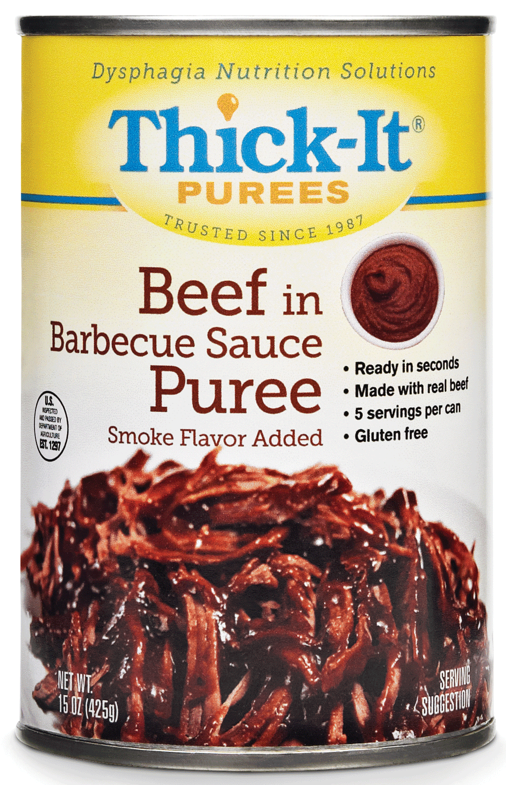 EA/1 - Kent Precision Foods Group Thick-It&reg; Beef in BBQ Sauce Puree 15 oz - Best Buy Medical Supplies