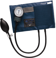 EA/1 - Mabis Adult CALIBER&trade; Aneroid Sphygmomanometers with Blue Nylon Cuff - Best Buy Medical Supplies
