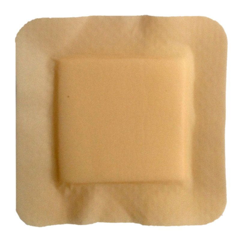 EA/1 - MediPlus Silicone Comfort Foam Adhesive Border 4" x 4", Pad Size 2.5" x 2.5" - Best Buy Medical Supplies