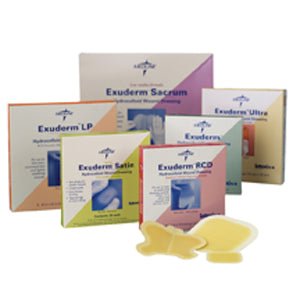 EA/1 - Medline Exuderm&reg; RCD Hydrocolloid Dressing 4" x 4", Sterile - Best Buy Medical Supplies