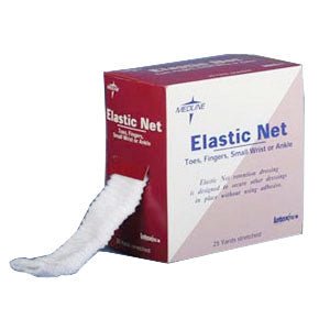 EA/1 - Medline Industries Tubular Retainer Elastic-Net Dressing Size 4 Tubular Shape, 25 yds x 11-1/2" (Stretch), 1/2" (Relaxed) W, Latex-free - Best Buy Medical Supplies