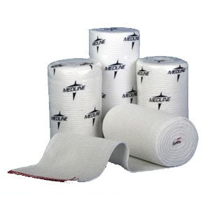 EA/1 - Medline Swift-Wrap&reg; Nonsterile Elastic Stretch Bandage 4" W x 5yds. L, Latex-free, White - Best Buy Medical Supplies