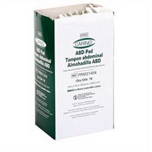 EA/1 - Medline&reg; Industries Caring&reg; Sterile Abdominal/Combine Pad, 8" L x 10" W, Latex-free - Best Buy Medical Supplies