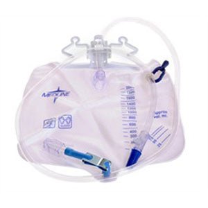 EA/1 - Medline&reg; Industries Drainage Bag with Antireflux Tower, Drainage Port with Metal Clamp 2000mL - Best Buy Medical Supplies