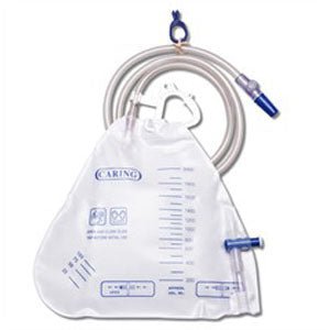 EA/1 - Medline&reg; Industries Urology Drainage Bag with Antireflux Valve 2000mL, Latex-free - Best Buy Medical Supplies