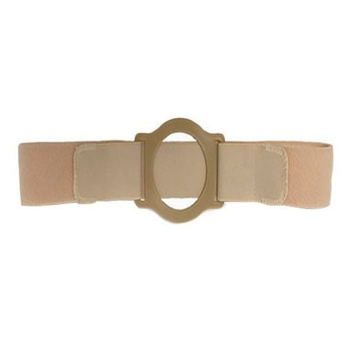 EA/1 - Nu-Hope Nu-Comfort&trade; Support Belt, 2" Wide, 3-1/8" ID Ring Plate, Latex-Free, Medium, Beige - Best Buy Medical Supplies