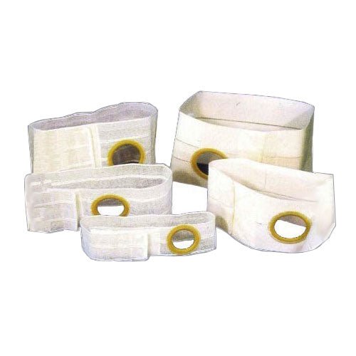 EA/1 - Nu-Hope Nu-Form&trade; Special Support Belt, Cool Comfort, Left, 6" Wide, 2-1/4" Stoma, 3/4" from Top, XL, Beige - Best Buy Medical Supplies