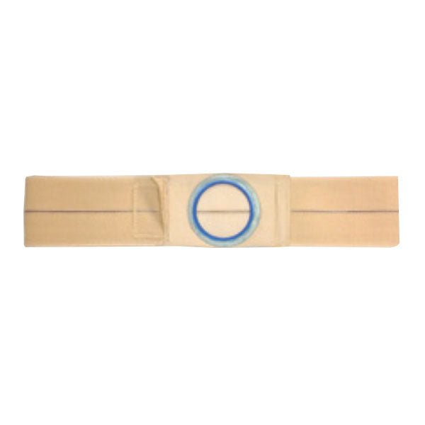 EA/1 - Nu-Hope Special Support Belt, Original Flat Panel, 2-3/8" Center Stoma, 3" Wide, Medium (32" to 36" Waist), Beige - Best Buy Medical Supplies