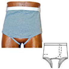 EA/1 - OPTIONS™ Men's Backless with Built-In Barrier/Support, Gray, Left-Side Stoma, Large 40-42 - Best Buy Medical Supplies