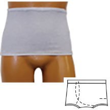 EA/1 - Options Ostomy Support Barrier Men's Wrap/Brief with Open Crotch and Built-in Ostomy Barrier/Support, Medium, Left Stoma - Best Buy Medical Supplies