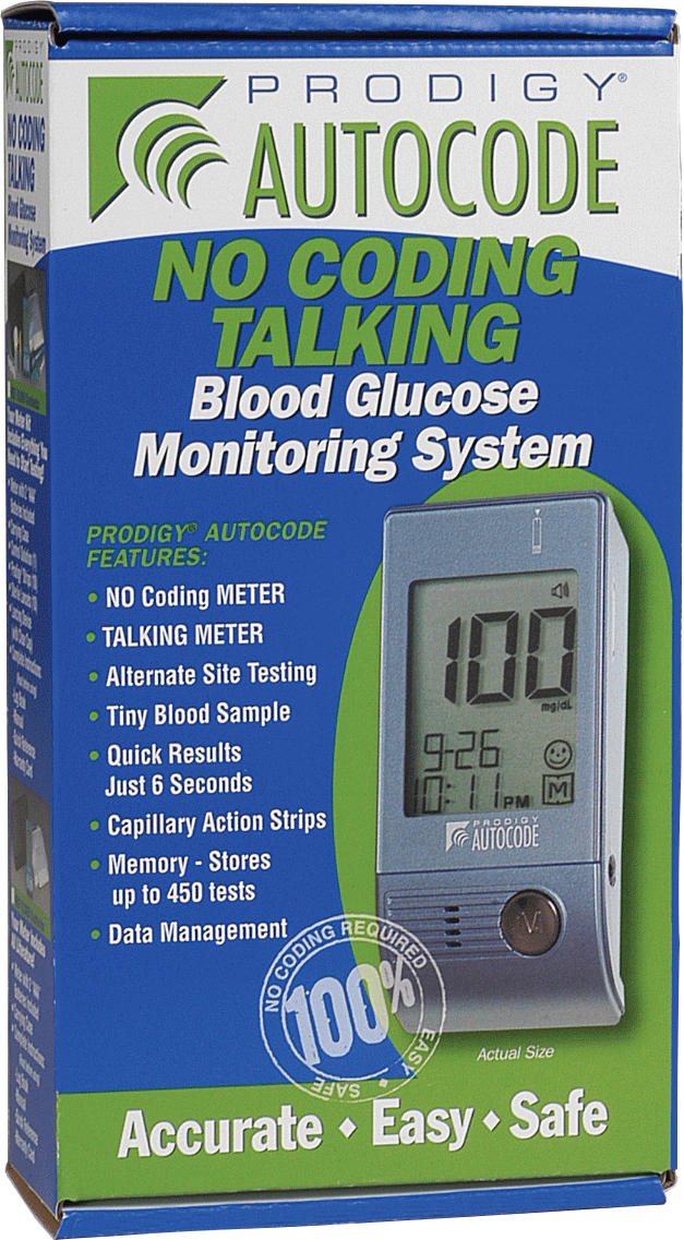EA/1 - Prodigy Diabetes Care Autocode&reg; Blood Glucose Talking Meter DME - Best Buy Medical Supplies