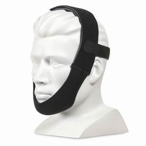 EA/1 - Respironics Premium Chin Strap, Washable, Latex-free, Black Color - Best Buy Medical Supplies