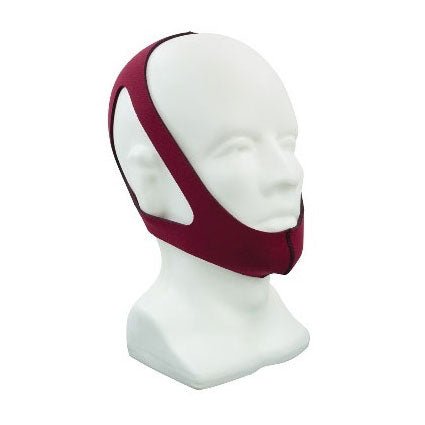 EA/1 - Roscoe 3 Point CPAP Chin Strap, Large, Ruby Red - Best Buy Medical Supplies