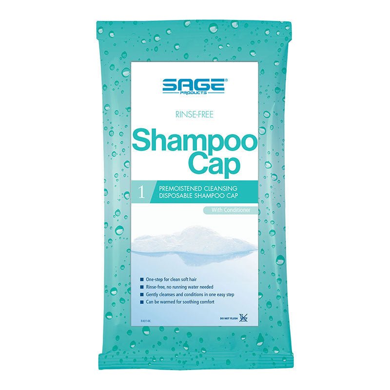 EA/1 - Sage Products Comfort Rinse-Free Shampoo Cap - Best Buy Medical Supplies