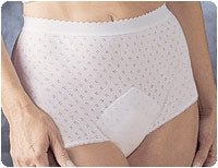 EA/1 - Salk Company HealthDri&trade; Washable Women's Moderate Bladder Control Panties Size 6, White, Holds 2.5 oz, 26" to 28" Waist, Reusable Latex-free - Best Buy Medical Supplies