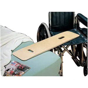 EA/1 - Sammons Preston Inc Bariatric Transfer Board Heavy Duty 35" L x 8" W, 5/8" Thick, 600 lbs Capacity, Two Perpendicular Hand Slots - Best Buy Medical Supplies