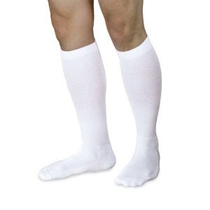 EA/1 - Sigvaris Athletic Performance Calf-High Compression Socks Size Medium, 20 to 30 mmHg Compression Size, White - Best Buy Medical Supplies