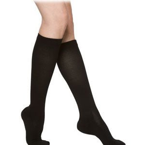 EA/1 - Sigvaris Cushioned Cotton Men's Calf-High Compression Stockings Extra-Large Long, 20 to 30 mmHg Compression Size, Black - Best Buy Medical Supplies