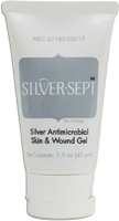 EA/1 - Silver-Sept&reg; Antimicrobial Skin and Wound Gel, Amorphous Hydrogel, 1-1/2 oz - Best Buy Medical Supplies