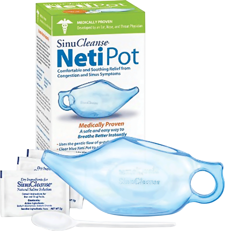 EA/1 - SinuCleanse&reg; Neti Pot, Clear Blue - Best Buy Medical Supplies