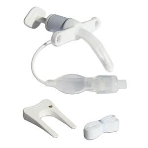 EA/1 - Smiths Medical ASD Inc Bivona&reg; TTS&trade; Cuffed Neonatal with Straight Neck Flange Tracheostomy Tube 3-1/2mm Size 34mm L, 3-1/2mm I.D. x 5-3/10mm O.D. - Best Buy Medical Supplies