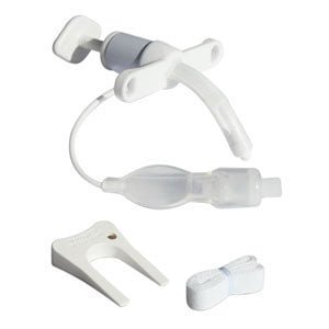 EA/1 - Smiths Medical ASD Inc Bivona&reg; TTS&trade; Cuffed Pediatric with Straight Neck Flange Tracheostomy Tube 2-1/2mm Size 38mm L, 2-1/2mm I.D. x 4mm O.D. - Best Buy Medical Supplies