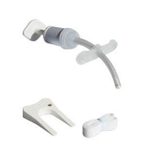 EA/1 - Smiths Medical ASD Inc Bivona&reg; Uncuffed Neonatal FlexTend&trade; Plus V Flange Tracheostomy Tube 2-1/2mm Size, 2-1/2mm I.D. x 4mm O.D. - Best Buy Medical Supplies