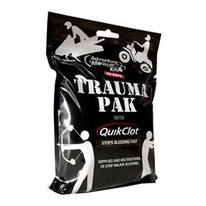 EA/1 - Tender Corp Trauma Pak Adventure Medical Kit with QuikClot&reg; 6-1/2" x 4-3/4" x 1-1/2" For 1 Person - Best Buy Medical Supplies