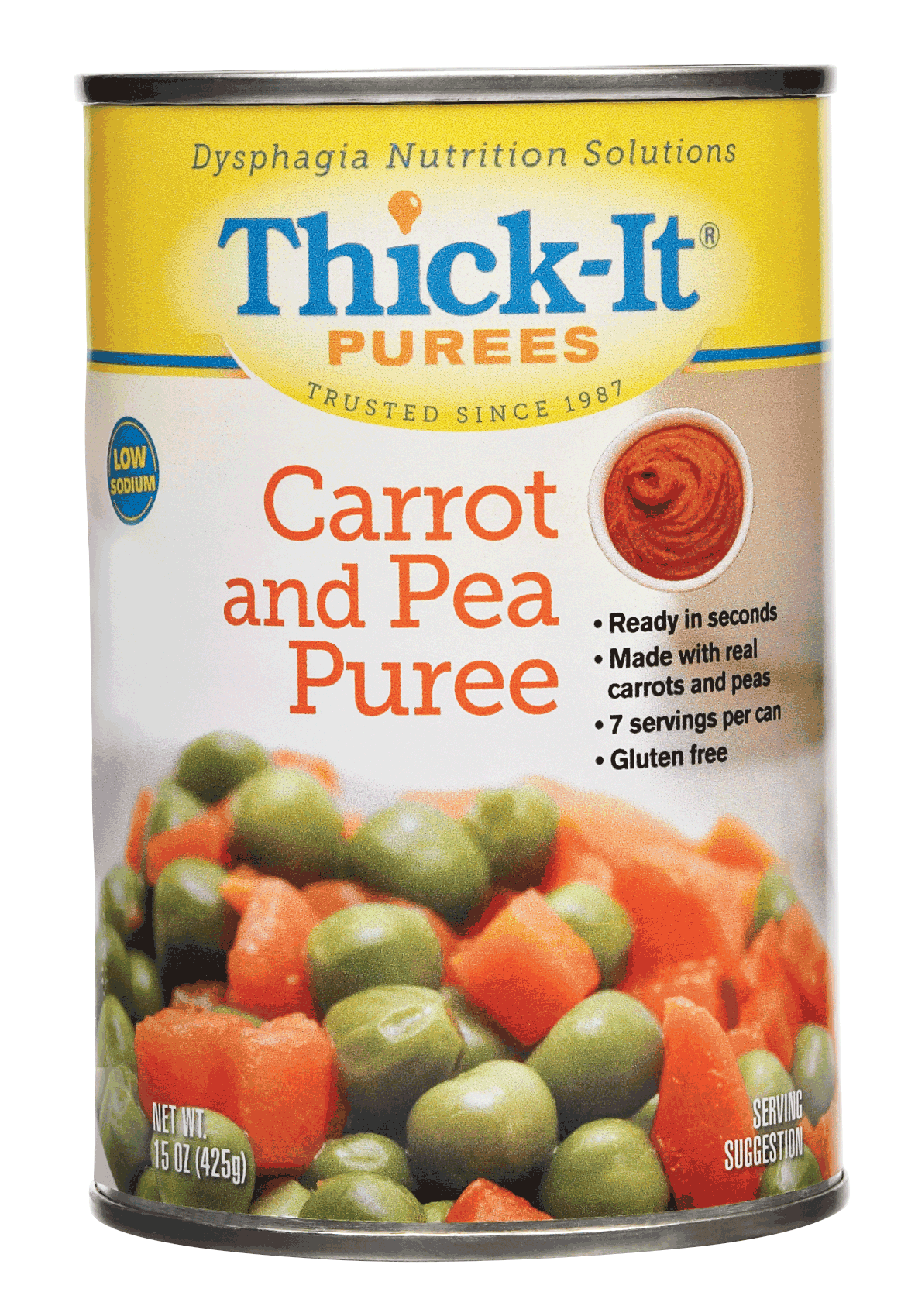 EA/1 - Thick-It Carrot and Pea Puree 15 oz. Can - Best Buy Medical Supplies
