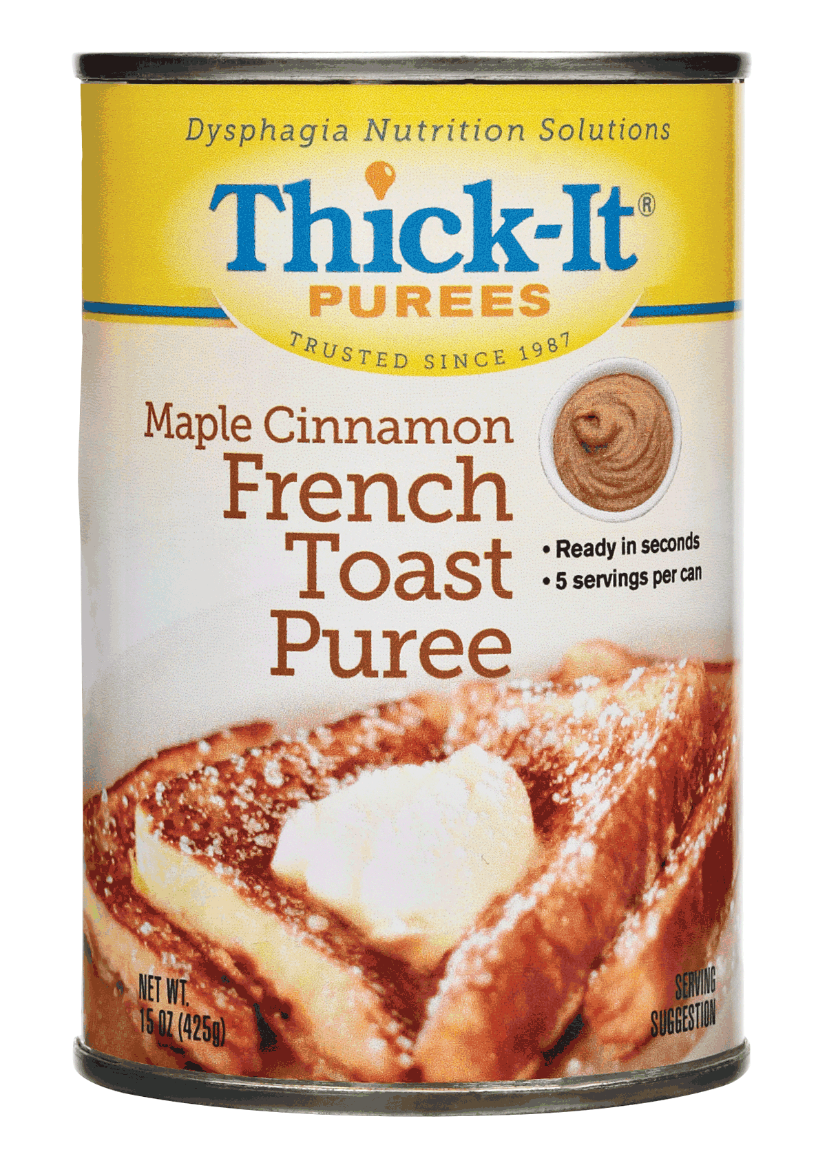 EA/1 - Thick-It Maple Cinnamon French Toast Puree 15 oz. Can - Best Buy Medical Supplies