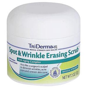 EA/1 - TriDerma&reg; Spot & Wrinkle Erasing Scrub&trade; 2 oz., Non-Comedogenic - Best Buy Medical Supplies