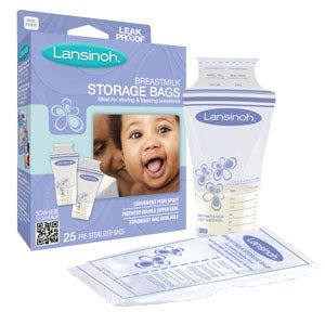 EA/25 - Lansinoh Labs Breast Milk Storage Bags 25 Count - Best Buy Medical Supplies