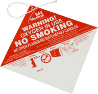 PK/100 - Allied Healthcare Inc No Smoking Placard, Warning Sign - Best Buy Medical Supplies