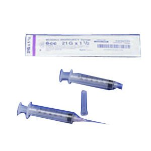PK/100 - Monoject&trade; SoftPack Syringe with 22G x 1-1/2"L Needle and Plunger Tip 6mL Capacity, Sterile, Latex-Free - Best Buy Medical Supplies