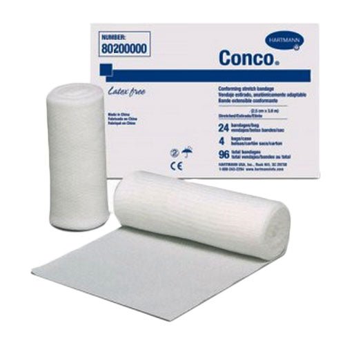 PK/12 - Hartmann Conforming Stretch Bandage, Non-Sterile, Latex-Free, 2" x 4-1/10 yds - Best Buy Medical Supplies