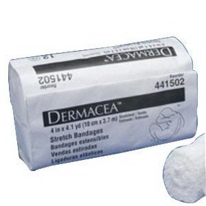 PK/12 - Kendall Dermacea&trade; Sterile Stretch Bandage 4" x 4-1/10 yds - Best Buy Medical Supplies
