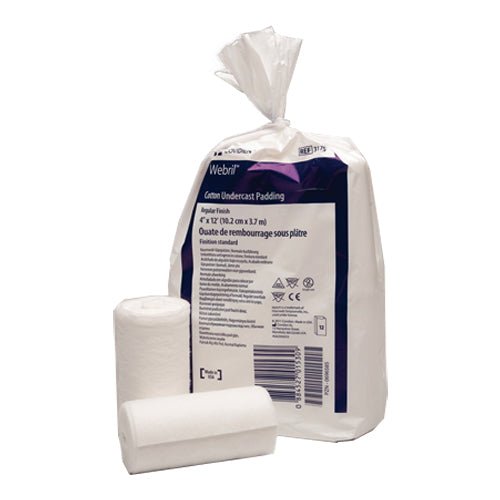 PK/12 - Kendall Webril&trade; Cotton Undercast Padding, 4" x 12' Regular Finish - Best Buy Medical Supplies