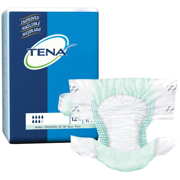 PK/12 - TENA&reg; Brief, Small 22" to 36" Waist Size - Best Buy Medical Supplies