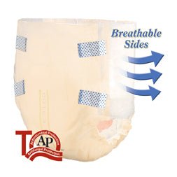 PK/12 - Tranquility® SmartCore™ Disposable Brief, 34 oz Fluid Capacity, XL (56"-64"), Beige - Replaces PU2414 - Best Buy Medical Supplies