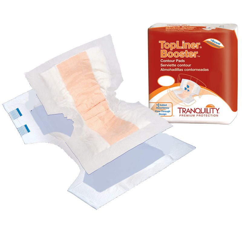 PK/12 - Tranquility&reg; Topliner&trade; Booster Contour Pad 13.5" x 21.5" 13.6 oz Fluid Capacity - Best Buy Medical Supplies