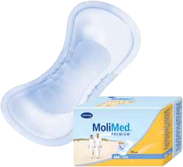 PK/14 - MoliCare Premium Lady Pad, 3 Drop Absorbency Level, Midi, 13" x 5.5", Non-woven, Latex-free - Best Buy Medical Supplies