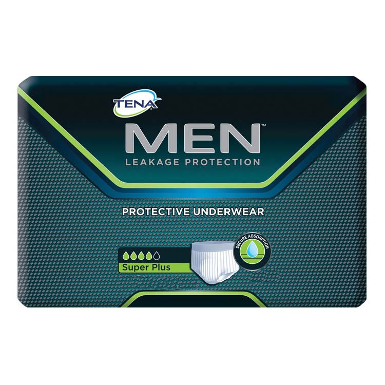 PK/14 - TENA&reg; Men&trade; Super Plus Protective Underwear, XL 44" to 64" Waist Size - Best Buy Medical Supplies