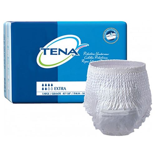 PK/16 - TENA&reg; Protective Underwear Extra Absorbency, Large (45" to 58") - Best Buy Medical Supplies