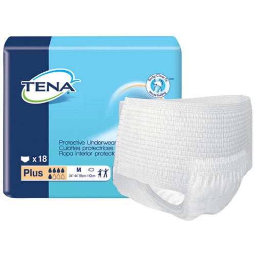 PK/16 - TENA&reg; Protective Underwear, Extra Absorbency, Medium - Best Buy Medical Supplies