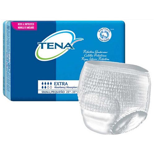 PK/16 - TENA&reg; Protective Underwear, Extra Absorbency, Small - Best Buy Medical Supplies