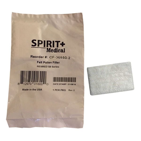PK/2 - Spirit Felt Pollen CPAP Filter, 2-1/8" x 1-25/64" - Best Buy Medical Supplies