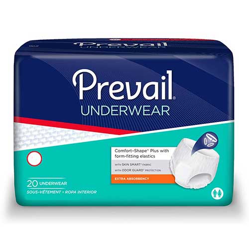 PK/20 - Prevail&reg; Protective Underwear, Medium (34"- 46") - Best Buy Medical Supplies